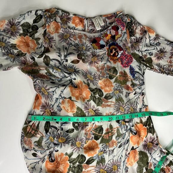 Anthropologie Floral Midi Dress - Multicolor - Picture 6 of 15